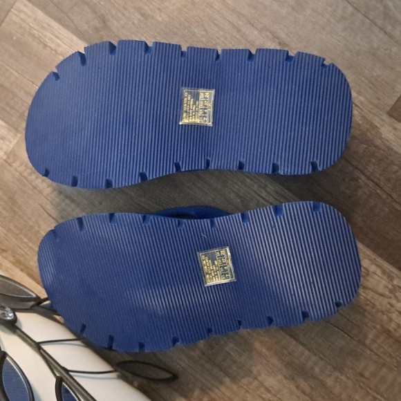 New! Vintage platform wedge flip flops - Picture 6 of 7